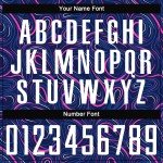 Fußballtrikot Weiß-Rosa Sublimation Navy Uniform Custom