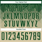 Sublimation Fußball Creme Grün Jersey Custom Uniform