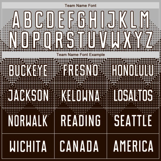 Benutzerdefinierte weiße Fußball-Trikot Uniform Sublimation braun