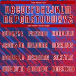 Benutzerdefinierte Fußball Rot-Weiß Sublimation Uniform Trikot Royal