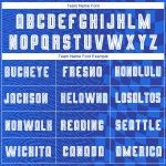 Fußball Royal Trikot Sublimation Uniform Weiß-Schwarz Custom