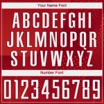 Fußball Sublimation Rot Custom Weiß Uniform Trikot