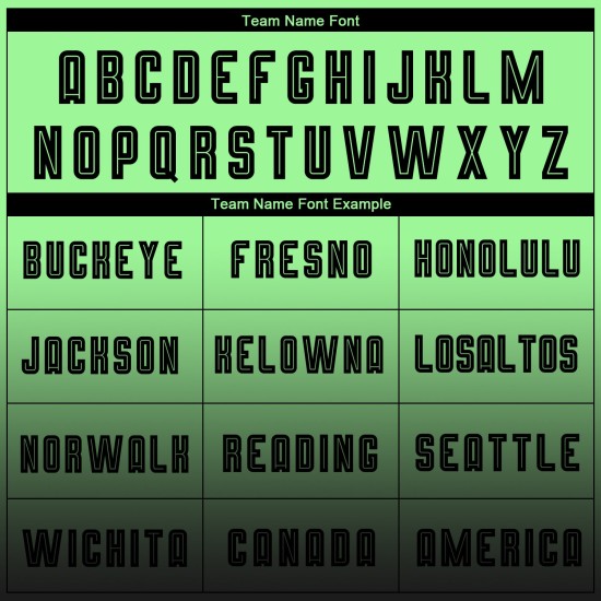 Fade Pea Jersey Custom Fashion Sleeve Uniform Fußball Sublimation Lange Schwarz Grün