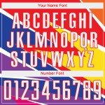 Abbildung Sublimation Weiß-Rot Uniform Jersey Fußball Custom