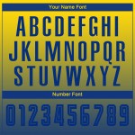 Sublimation Fußball Jersey Ärmel Royal Uniform Custom Gold Mode Verblassen Lange